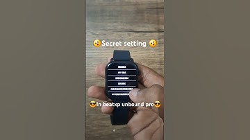 working another secret setting in beatxp unbound pro smartwatch #phonk #music  #secret #smartwtch