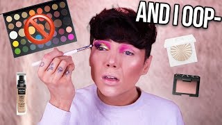 FULL FACE OF PRODUCTS I FORGOT ABOUT **FAIL** ft. James Charles Palette