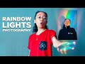 How to shoot with rainbow lights photography