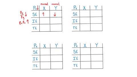 Income and Substitution Effects