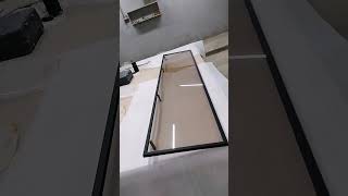 Столярные будни:Стеклянный фасад INTEGRO Профиль рамочный узкий, 19х20х19, стекло бронза #мебельмск