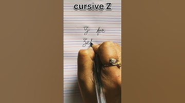 English letter Z | cursive writing | Z for Zebra #calligraphy #shorts #cursive #learnwithrasika