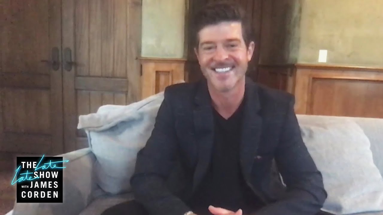 Robin Thicke Has 3 Under 3 at Home