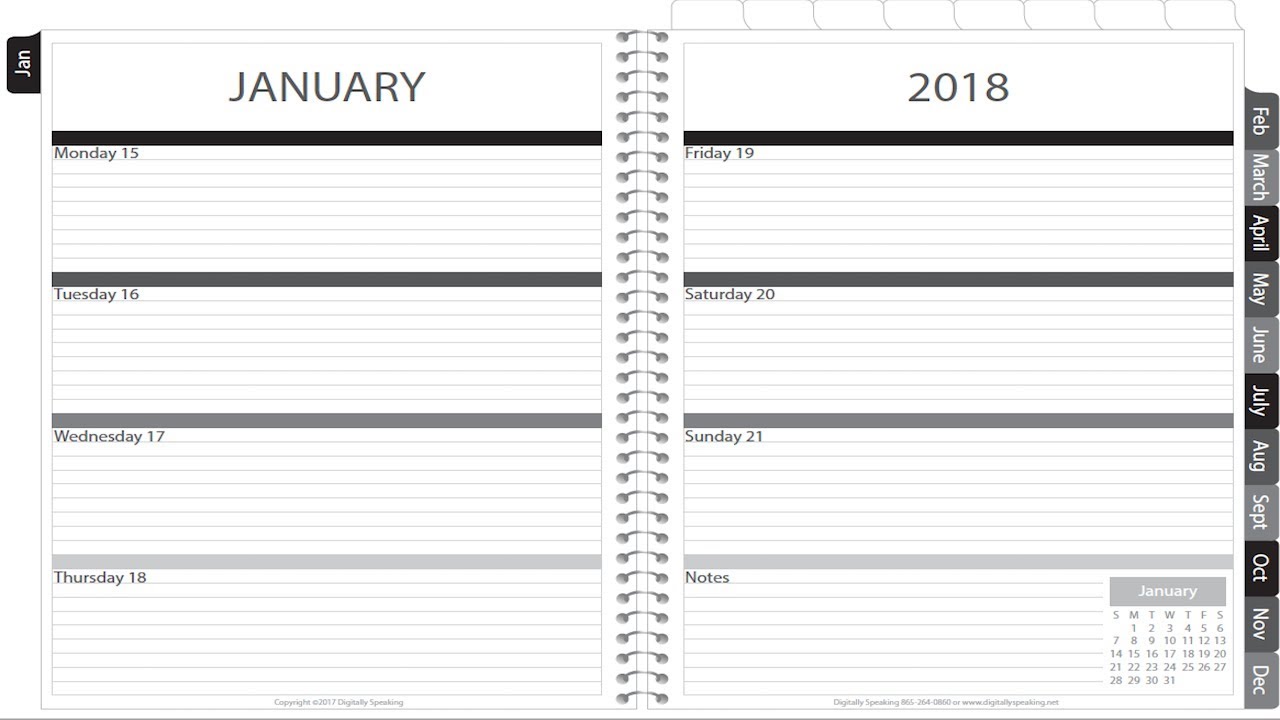 Quot Mason Quot 2018 Iplanner Weekly Horizontal Digital Planner For Goodnotes Youtube Goodnotes Planner Template