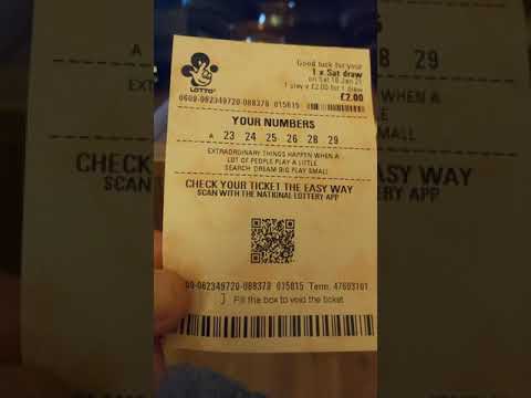 Camelot National Lottery Lucky Dip ticket, what a SCAM!