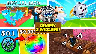 🎉GRAMY Z WIDZAMI W RÓŻNE GRY NA ROBLOXIE!🎉STEAL A BRAINROT!🎉 #roblox