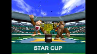 Mario Tennis 64 Doubles Star Cup - Donkey Kong Jr and Donkey Kong