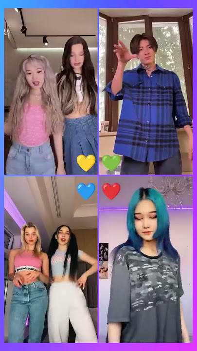 VS Dance Kika Kim vs Ten Yujin vs Elsarca vs Luna Mccall #TikTok #Shorts #Vs #XO #xoTeam