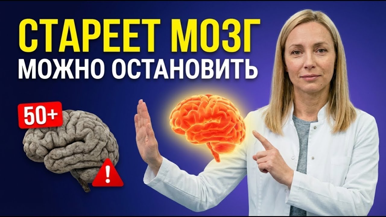 Мозг стареет — но это можно ОСТАНОВИТЬ после 50