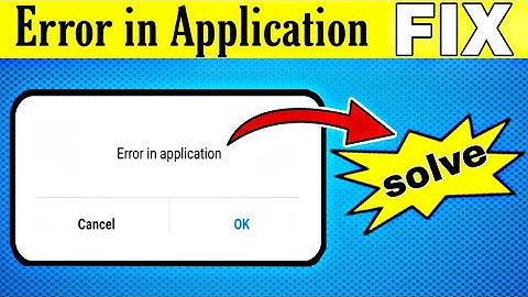Error in Application Problem Solve in 1 Minute { All Mobile } | Sim tookit Error Problem solve ✔