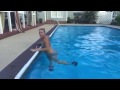 Pool workout (awesome arms, abs and legs on the side of the pool)