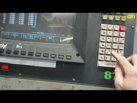 Video Vận hành máy tiện CNC FANUC đời cũ, giao diện tiếng... - youtube
