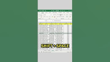 لو عينك بتوجعك وانت شغال علي الاكسل  #اكسل #excel #اكسبلور #exceltips #اوفيس