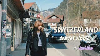 giấc mơ Thuỵ Sĩ, chuyến tàu hoàng hôn | Switzerland travel (vlog2)