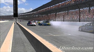 iRacing.com AUSCAR Series Testing - Amazing Finish.wmv
