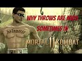 Why throws work as mids in MK11 and they should