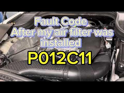 Help! My check engine light came on after an Air filter was installed