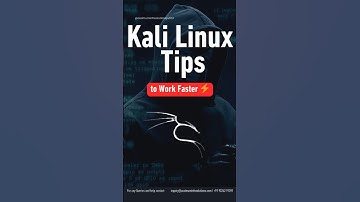Kali Linux Tips to Work Faster ⚡#ethicalhacking #axximuminfosolutions