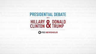 Watch the full first 2016 Presidential Debate | PBS NewsHour Watch the full first 2016 Presidential Debate | PBS NewsHour