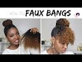 Protective Style: Faux Curly Bangs | KinkyCurlyYaki