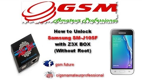How to Unlock Samsung SM-J105F with Z3X BOX (Without Root)
