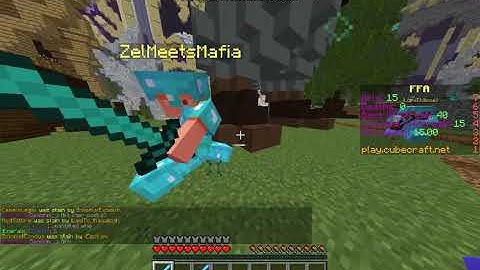 CubeCraft FFA hacker: ZelMeetsMafia
