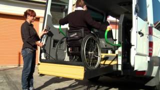Strapping Clients/Wheelchair in Vans