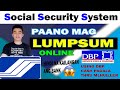 Paano mag file ng retirement benefits sa sss  paano mag lumpsum sa sss wit.raw  contribution 2024