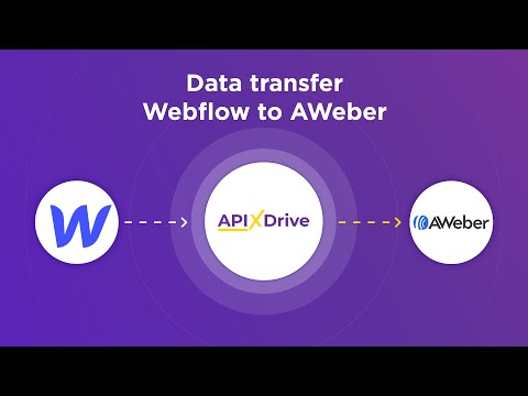 Webflow and AWeber Integration | How to Get Form Data from Webflow to AWeber