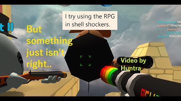 I use the RPG in Shell Shockers. But something is wrong...