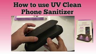 How to use UV - CLEAN Phone Sanitizer in just 1 minute!   ( Homedics ) screenshot 5