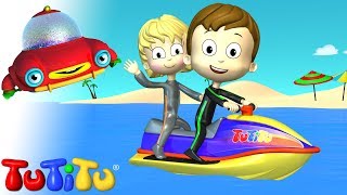 🎁TuTiTu Builds a Jet ski - 🤩Fun Toddler Learning with Easy Toy Building Activities🍿