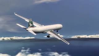 Cathay pacific 780 Landing Animation