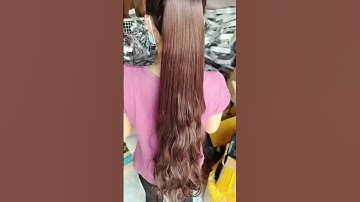 Tóc cột đuôi ngựa xoăn dài nhất #toccot