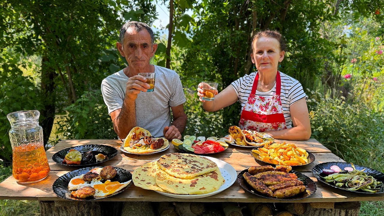 Village Life in Albania – Homemade Bread, Fresh Veggies, and Hard Work! 🇦🇱🍞🥦