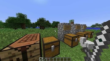 Mine Craft Mod Show Case Extendable Crafting table