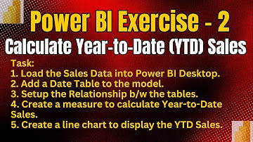 Power BI Exercise 2: Calculate Year to Date YTD Sales | Power BI Task Challenge: Test Your Skills!