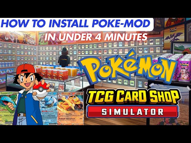 How to Install Pokemon Mod v4.4 on TCG Card Shop Simulator in Under 4  Minutes - YouTube