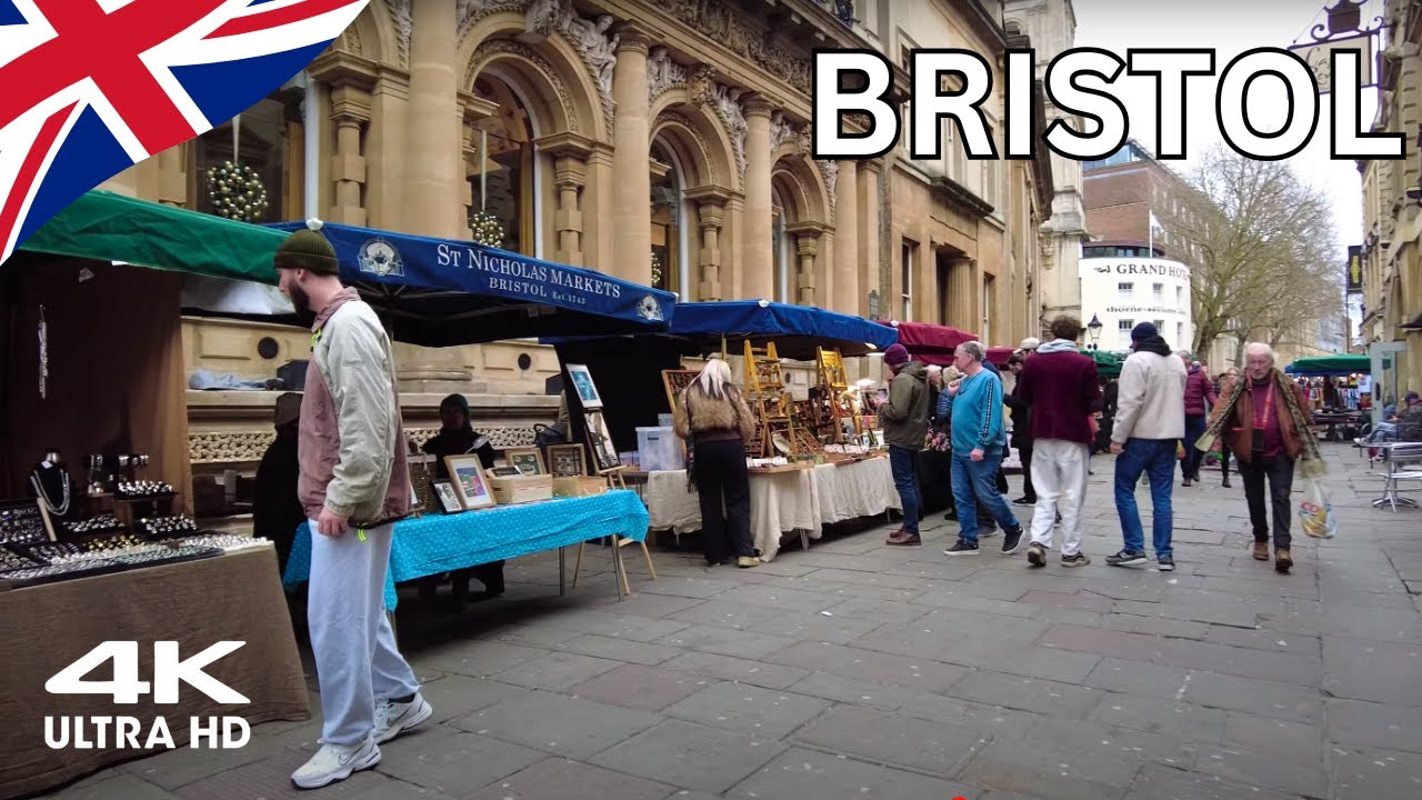 Bristol City Centre 2025 🇬🇧 l Walking Tour l 4K