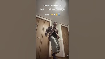 Thumbnail of "Down"Dance Challenge Mirrored tutorial #shorts