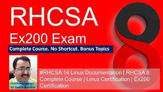#RHCSA Linux Documentation | RHCSA 8 Complete Course | Linux Certification | Ex200 Certification