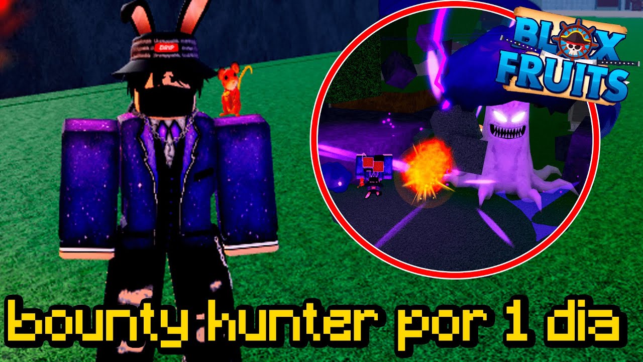 ME TORNEI BOUNTY HUNTER POR 1 DIA no BLOX FRUITS E ISSO ACONTECEU