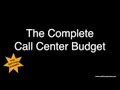 Call Centre Budget - Complete List of Items for Your Budget