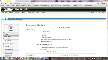 VinaETech.Com - Hướng dẫn quản lý gian hàng sử dụng Virtuemart!
