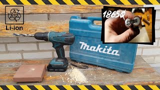 Замена литиевых аккумуляторов в шуруповёрте Makita