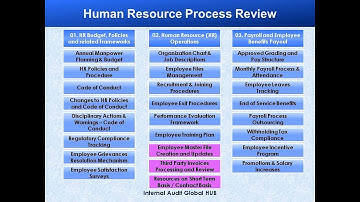 Risk Based Internal Audit of Human Resource Process -Key Focus Areas for Internal Auditors - Part IV