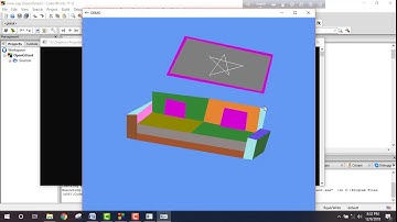 Computer Graphics opengl Project(Sofa set,screen,star)