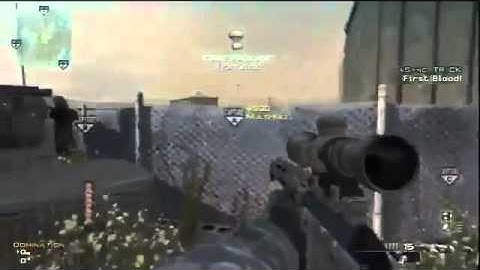 MSR Quad Headshot! Amazing One Shot Multi Kill w. Msr