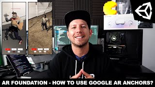 Unity AR Foundation - How To Use Google AR Cloud Anchors? screenshot 2