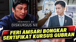 FERI AMSARI EXPOSES GIBRAN'S COURSE CERTIFICATE, SAYING HE DIDN'T GRADUATE